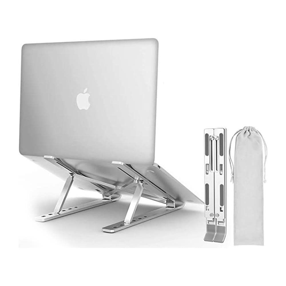 Supporto Per Laptop Pieghevole Con Inclinazione Regolabile Argento - Foto 1