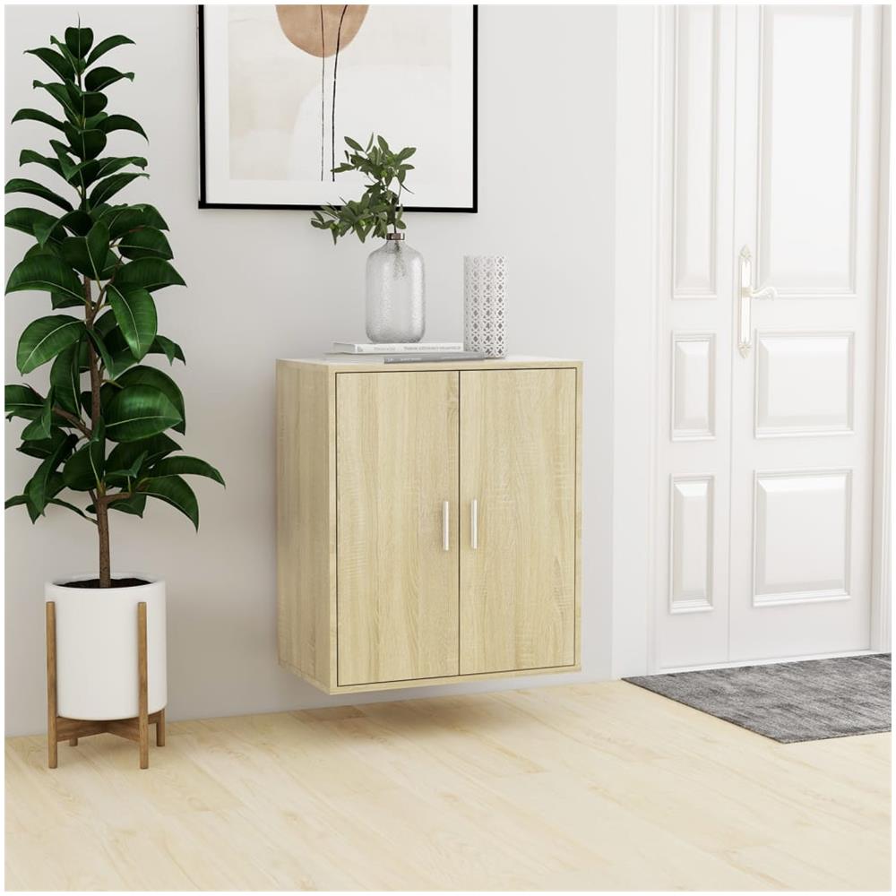 Scarpiera Rovere Sonoma 60x35x70 cm in Truciolato - Foto 3