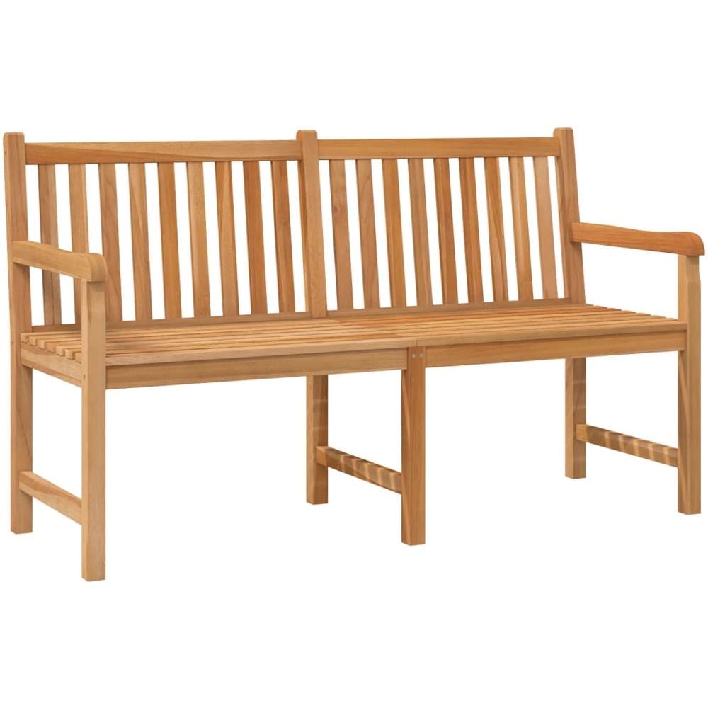 Panchina da Giardino 150 cm in Legno Massello di Teak - Foto 2