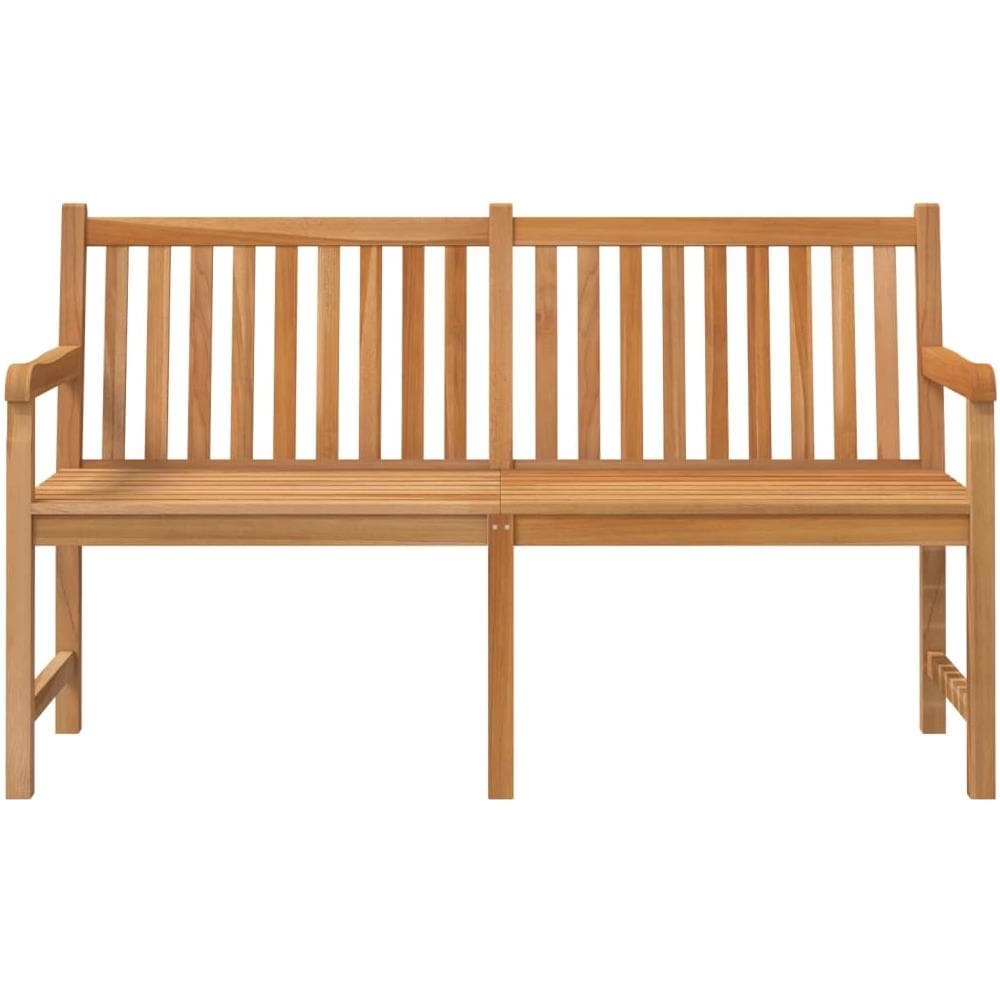Panchina da Giardino 150 cm in Legno Massello di Teak - Foto 3