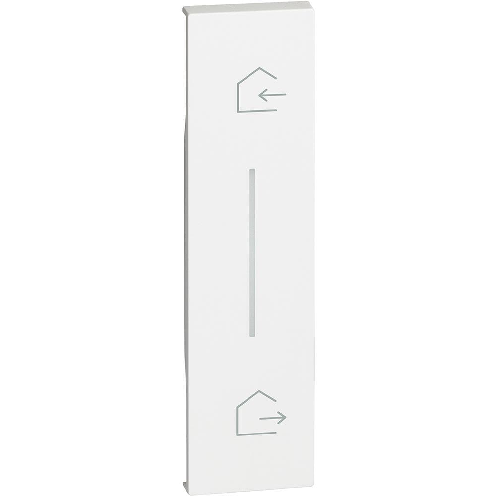 Cover Living Now Simbolo Entra / esci Per Comando Scenario Wireless 1 Modulo - Bianco Kw40 - Foto 2