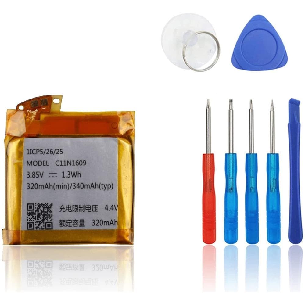 Batteria Di Ricambio Compatibile Con Asus Zenwatch 3 (wi503q) Smartwatch C11n1609 Con Kit Di Attrezzi - Foto 1