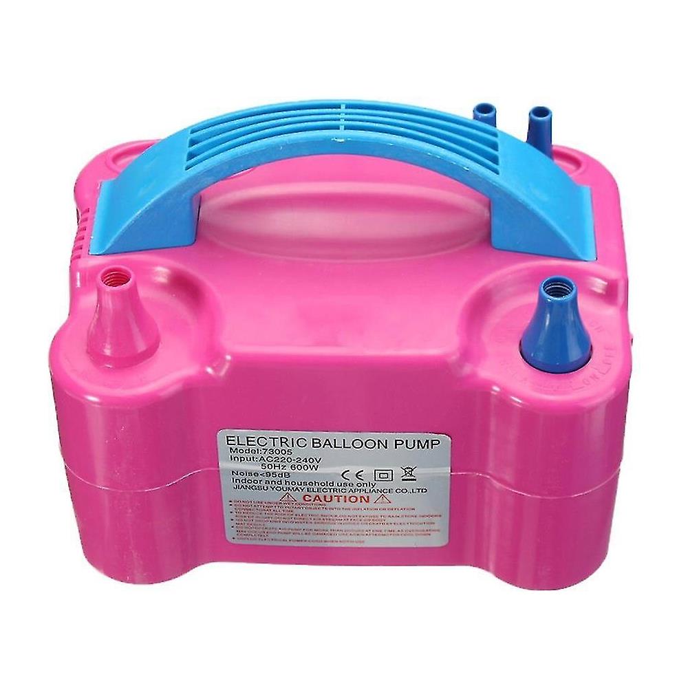 Kit Pompa Elettrica Per Palloncini 110-120V Con 2 Ugelli - Completo Di Nodi, Nastri E Catene Per Decorazioni Feste