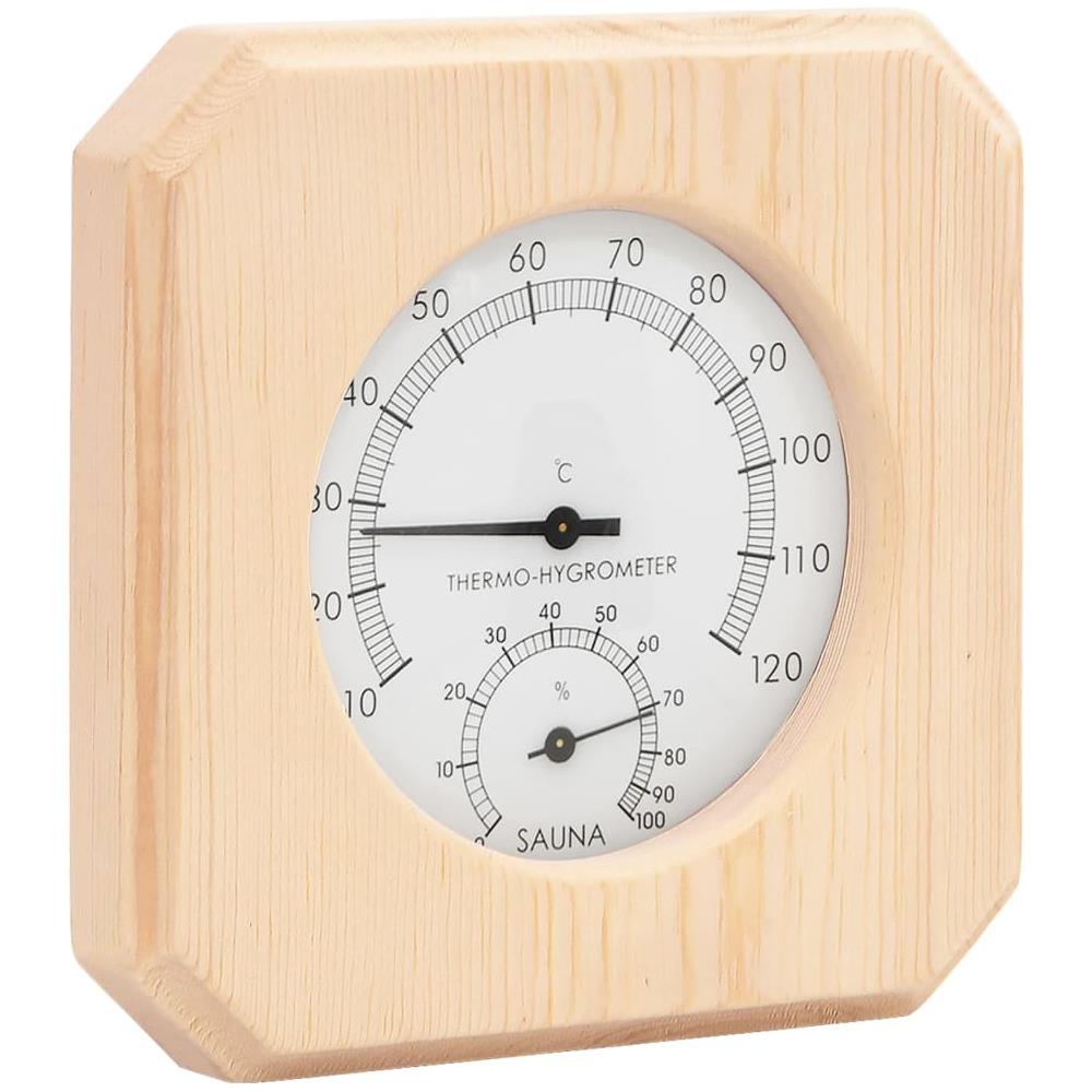 Set Timer Igrotermografo E Clessidra Sauna 2 In 1 Massello Pino - Foto 2