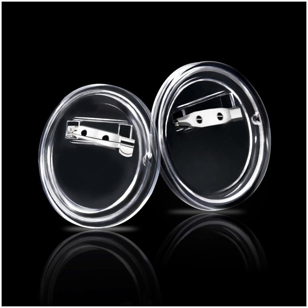 Bottoni Per Badge Con Spilla 100 Set In Acrilico 58 Mm - Foto 6