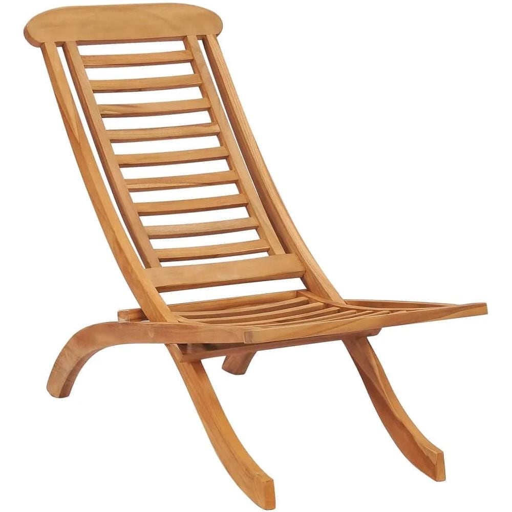 Sedia da Giardino Pieghevole 50x90x69 cm Legno Massello di Teak - Foto 1