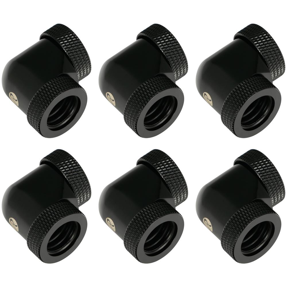 Cofezione 6 pezzi D160906 Raccordi Angolati a 90° con Diametro 16 mm Colore Nero - Foto 4