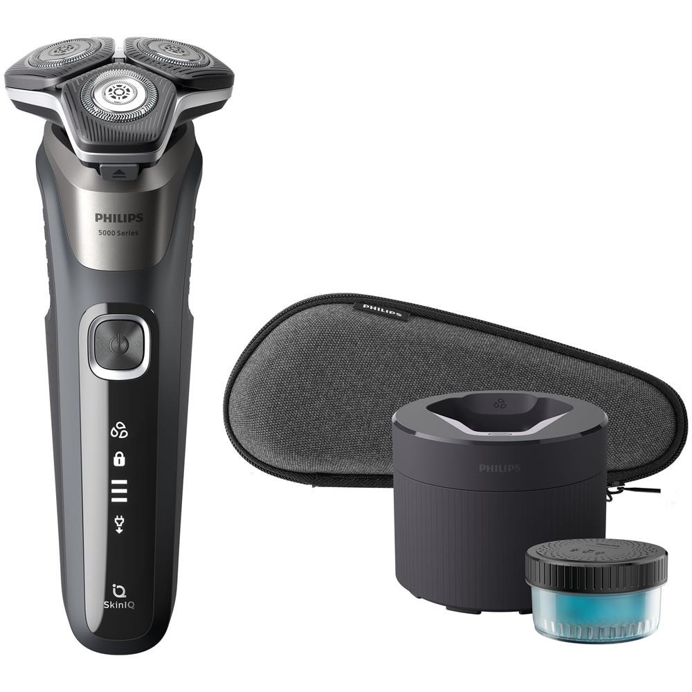 Shaver Series 5000 S5887/50 Rasoio Elettrico Wet & Dry Ricaricabile Colore Grigio - Foto 1