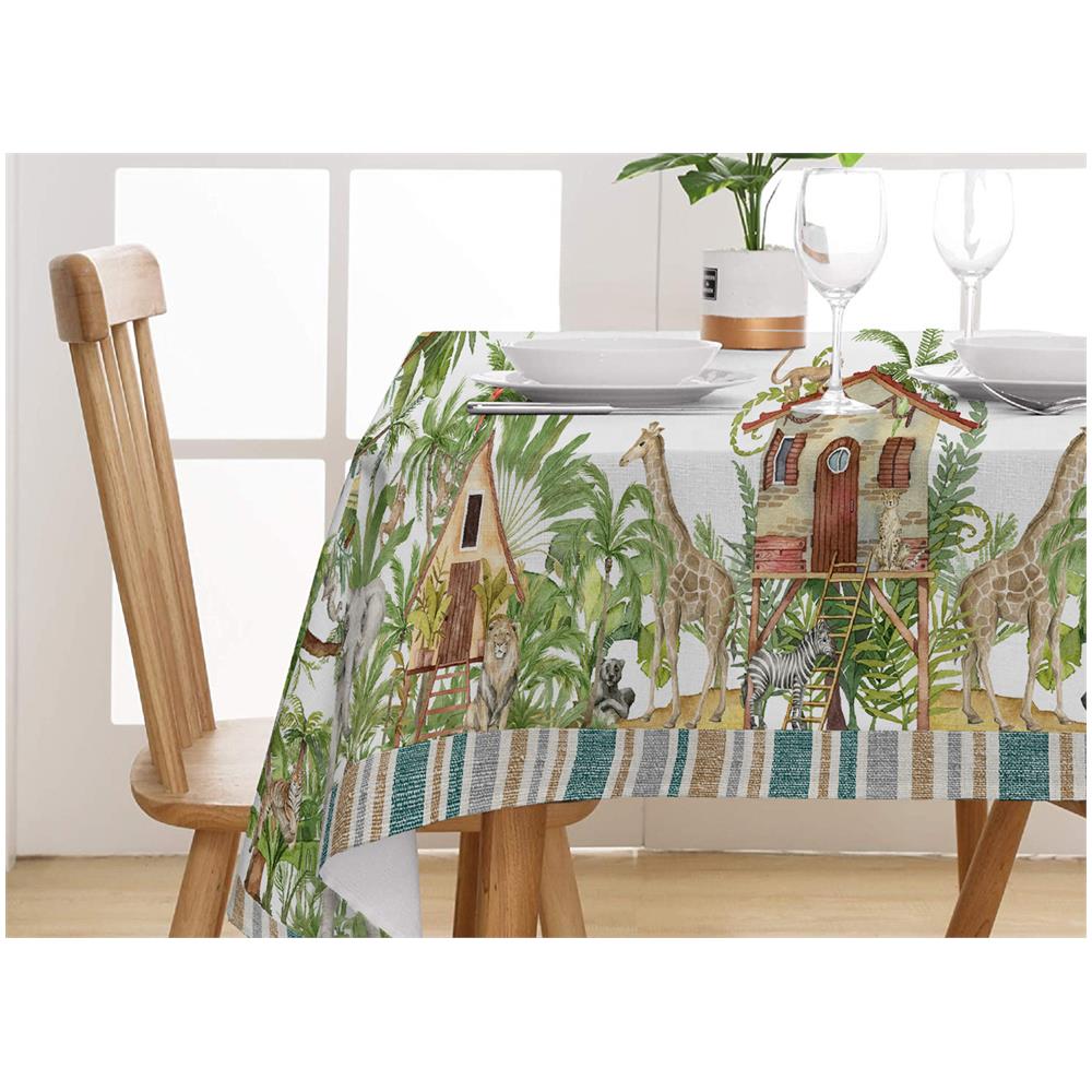 Tovaglia Tavolo Cucina Copritavola Digitale 100% Cotone Savana Sv 145x190 Savana - Foto 1