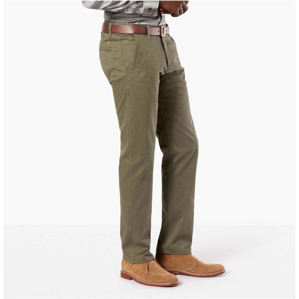 Pantaloni Alpha Khaki Slim Tapered L34 Abbigliamento Uomo W31-l34 - Foto 3