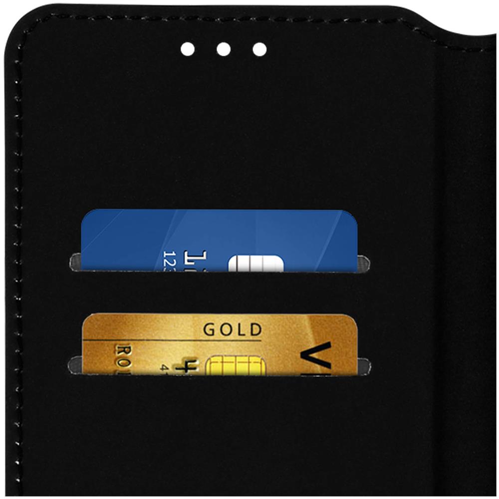 Custodia Nokia 3.1 Plus Portacarte Funzione Supporto Video - Nero - Foto 2