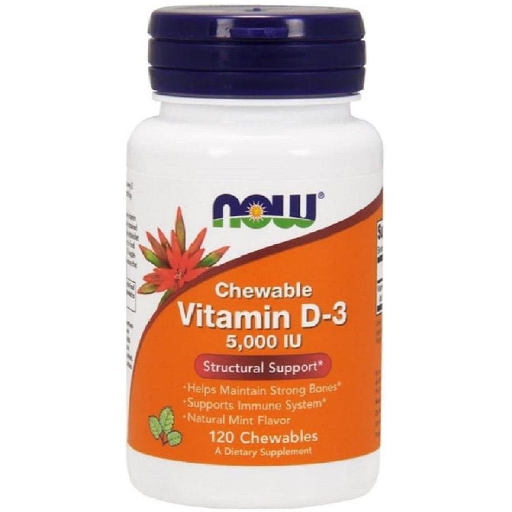 Vitamin D-3 5,000 Iu 120 Chewables Natural Mint Menta - Vitamine - Foto 3