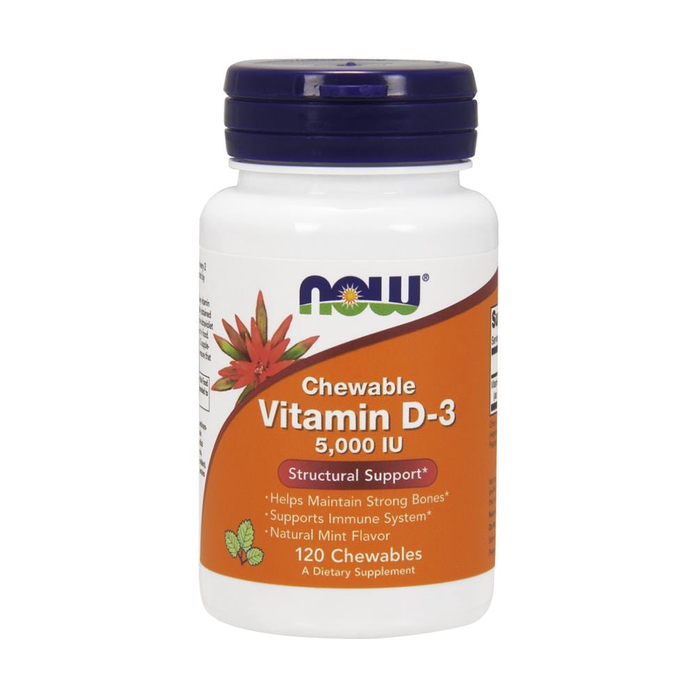 Vitamin D-3 5,000 Iu 120 Chewables Natural Mint Menta - Vitamine - Foto 1