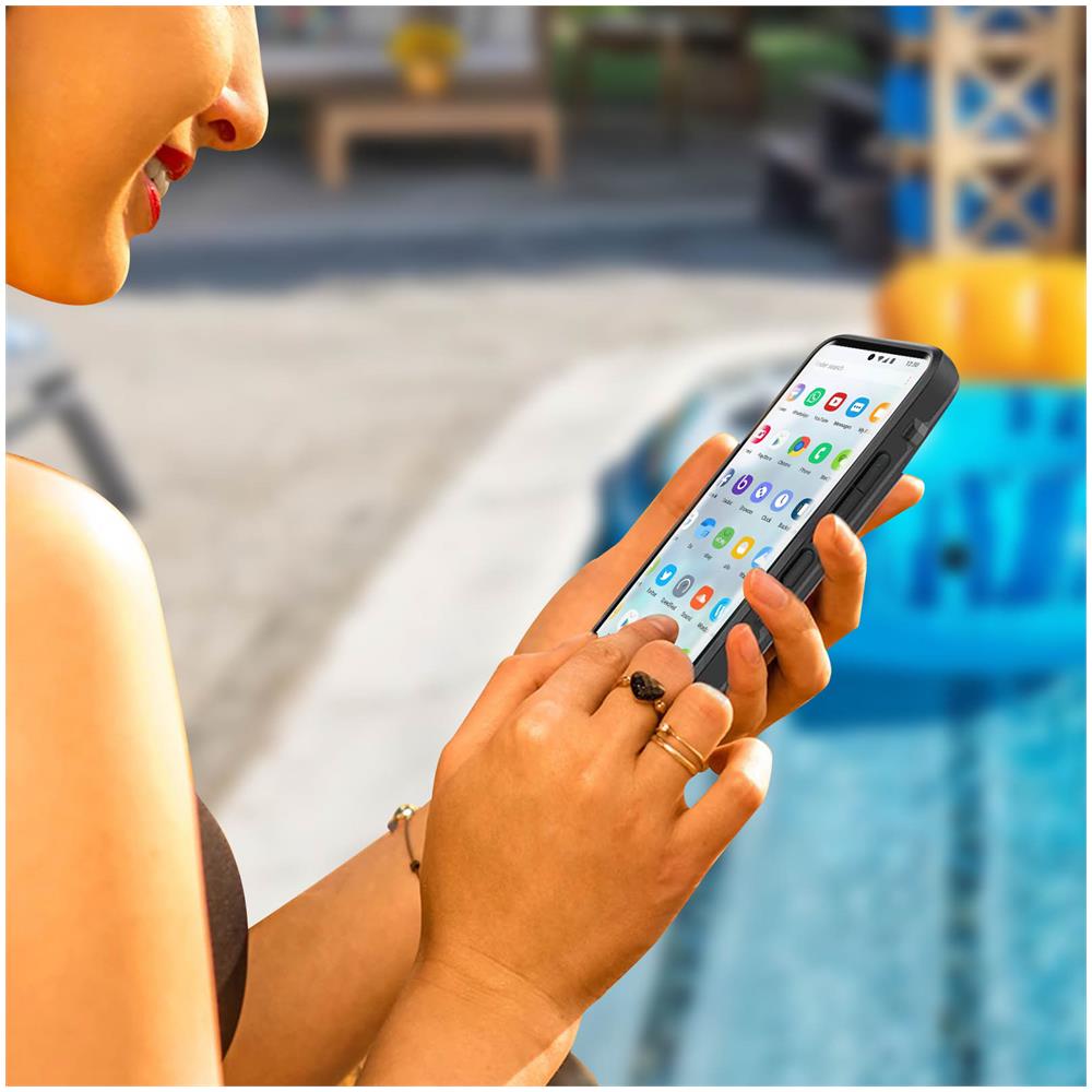 Cover Samsung Galaxy S20 Bimateria Waterproof 2m Con Vetrino Nero - Foto 2