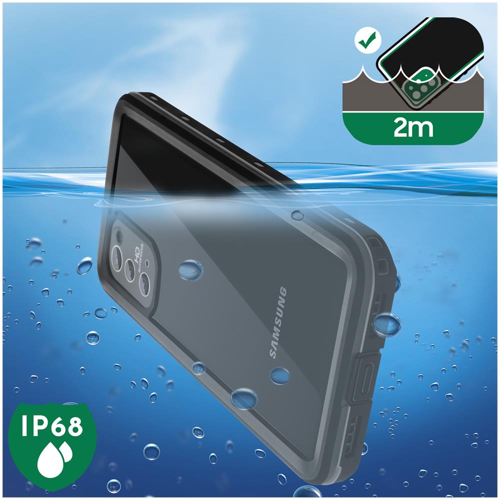 Cover Samsung Galaxy S20 Bimateria Waterproof 2m Con Vetrino Nero - Foto 5