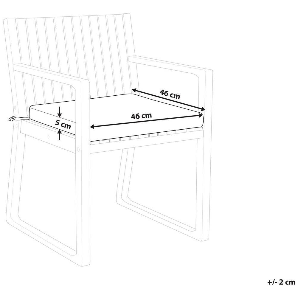 Set Di 8 Cuscini Con Stampa A Foglie Per Sedia Sassari - Foto 2