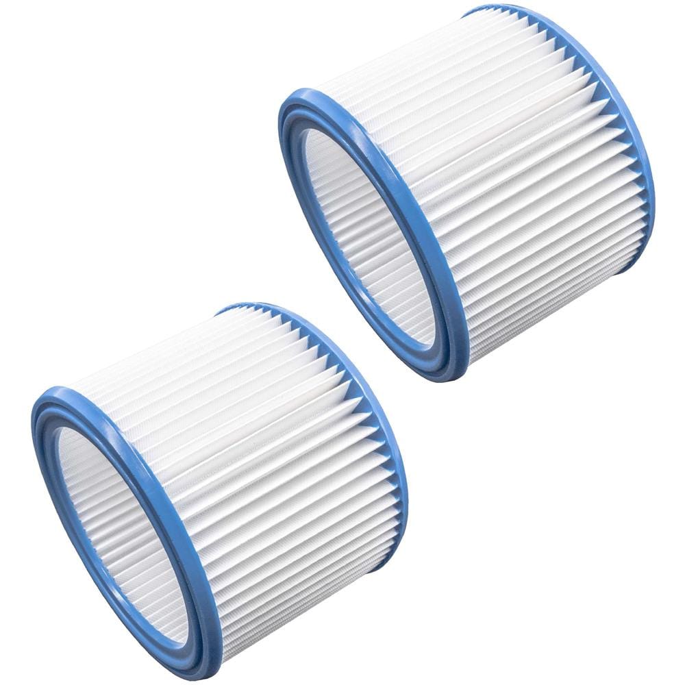 Set Da 2x Filtro A Pieghe Piatte Sostituisce Nilfisk 302000461, 302000490 Per Aspiratore Umido /secco - Cartuccia Filtrante - Foto 1