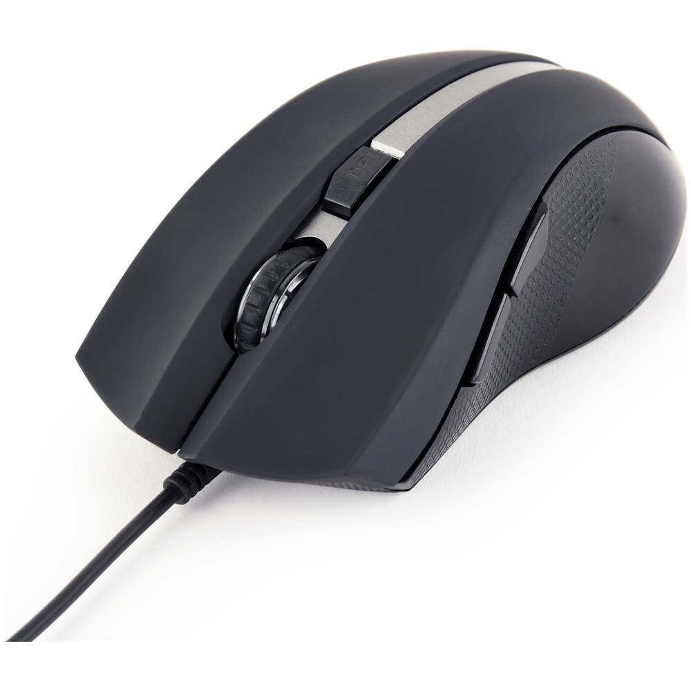 Mouse MUS-GU-02 Laser 5 Tasti 2400 DPI Colore Nero - Foto 1