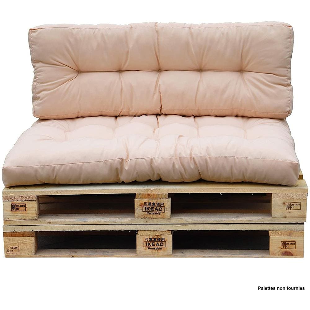 Set Di 2 Cuscini Da Esterno Color Talpa - Riouta - Foto 1