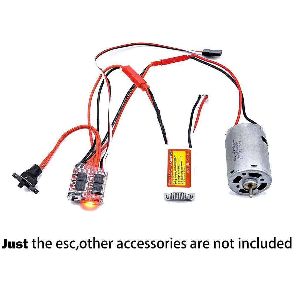 1 Pezzo Regolatore Elettronico Di Velocità Esc Rc 20a Per Motori Brushed Per Rc Auto Barche Camion - Foto 2