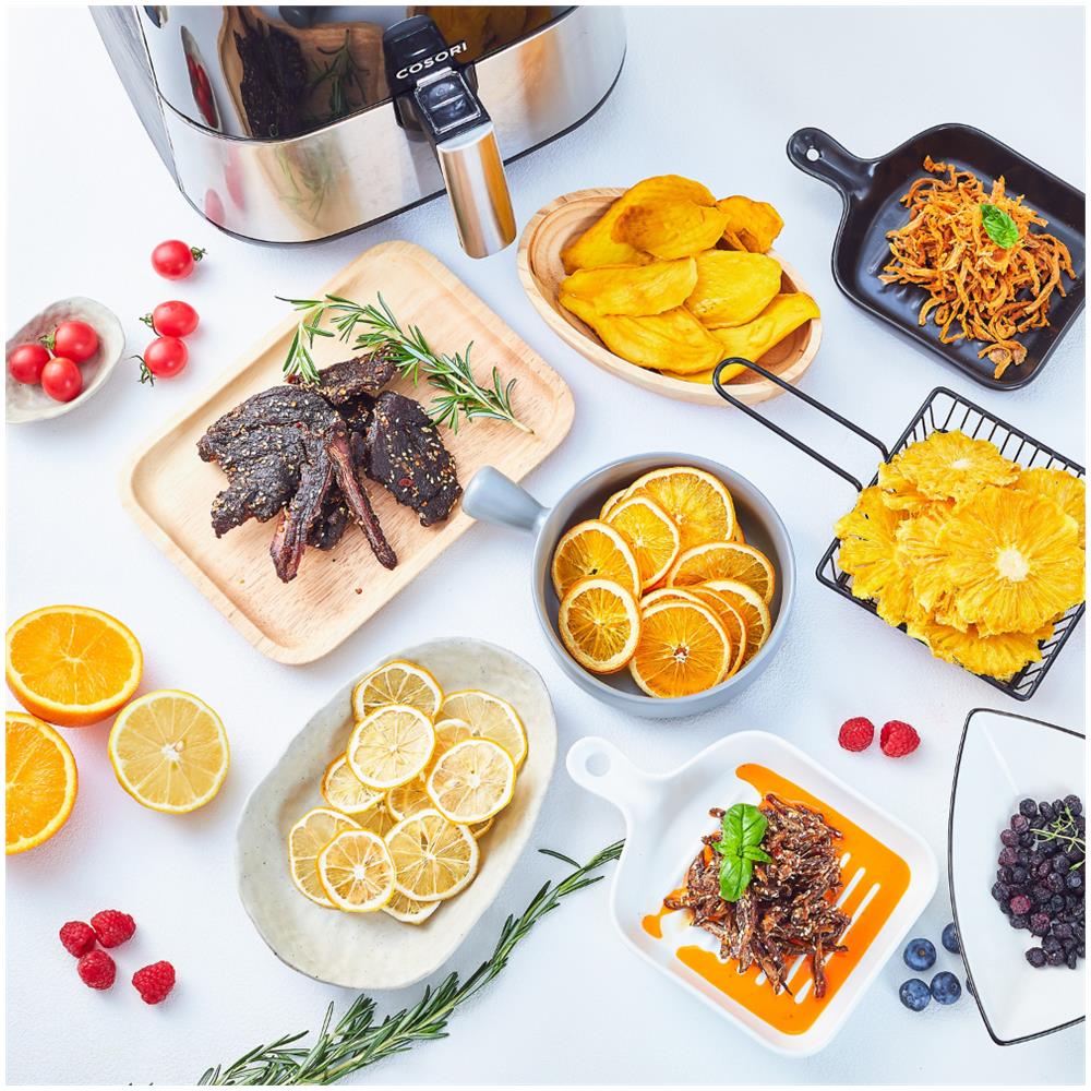 Friggitrice ad Aria 0810043376495 Capacità 5.5 Litri 1700 Watt Colore Acciaio inossidabile - Foto 5