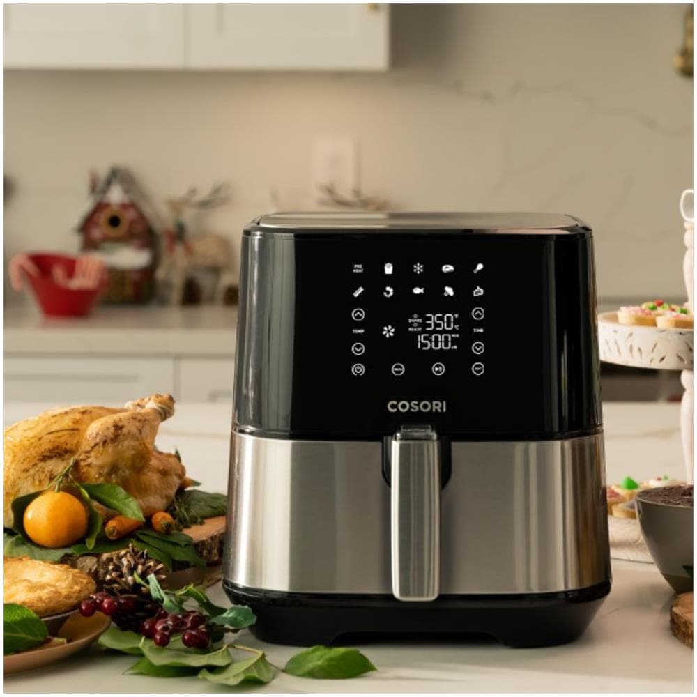 Friggitrice ad Aria 0810043376495 Capacità 5.5 Litri 1700 Watt Colore Acciaio inossidabile - Foto 2