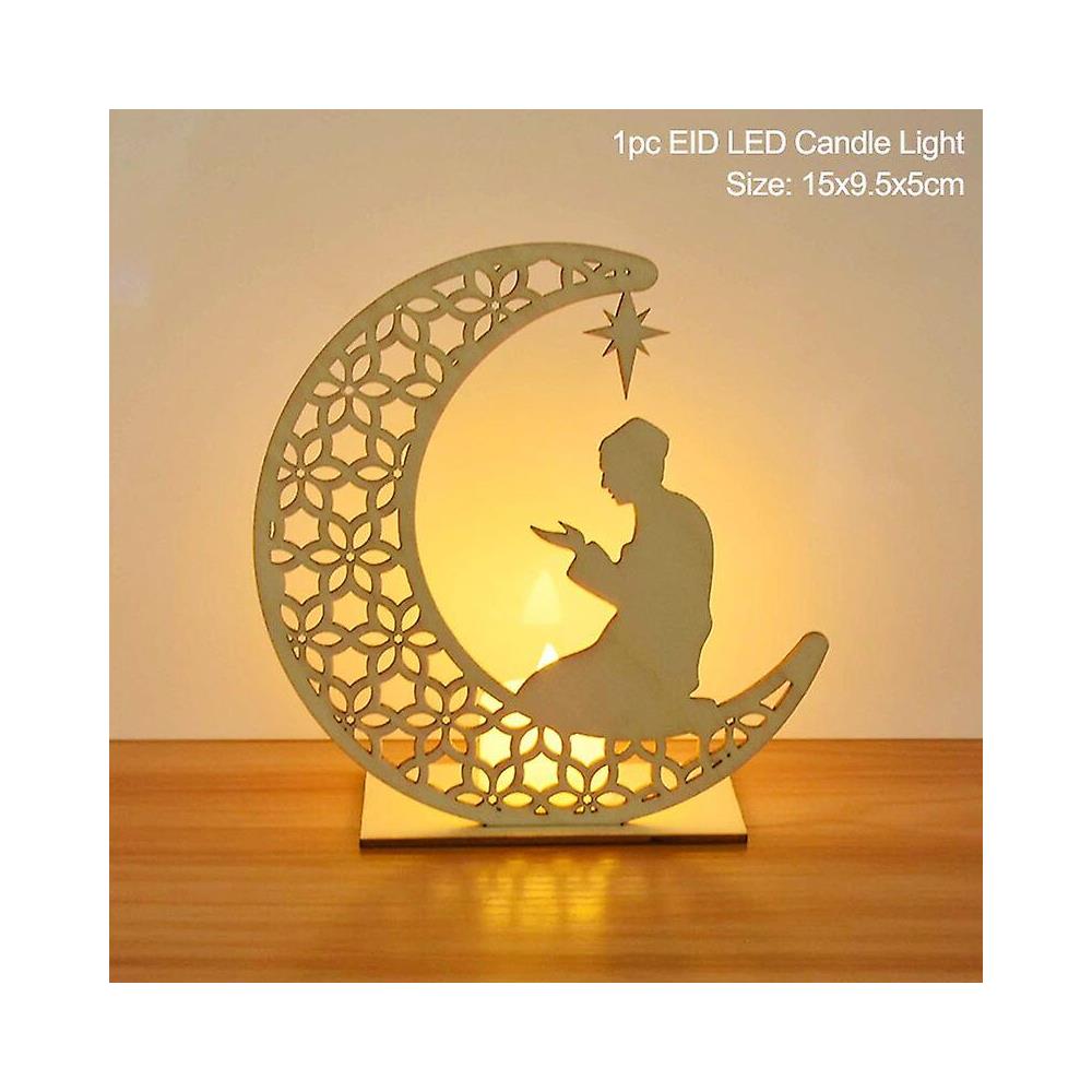 Ramadan Decorazioni 2024, Decorazioni Ramadan Per La Casa, Eid Mubarak Decorazioni, Ramadan Mubarak, Ramadan Kareem Appendere In Legno Da Stella Luna - Foto 11