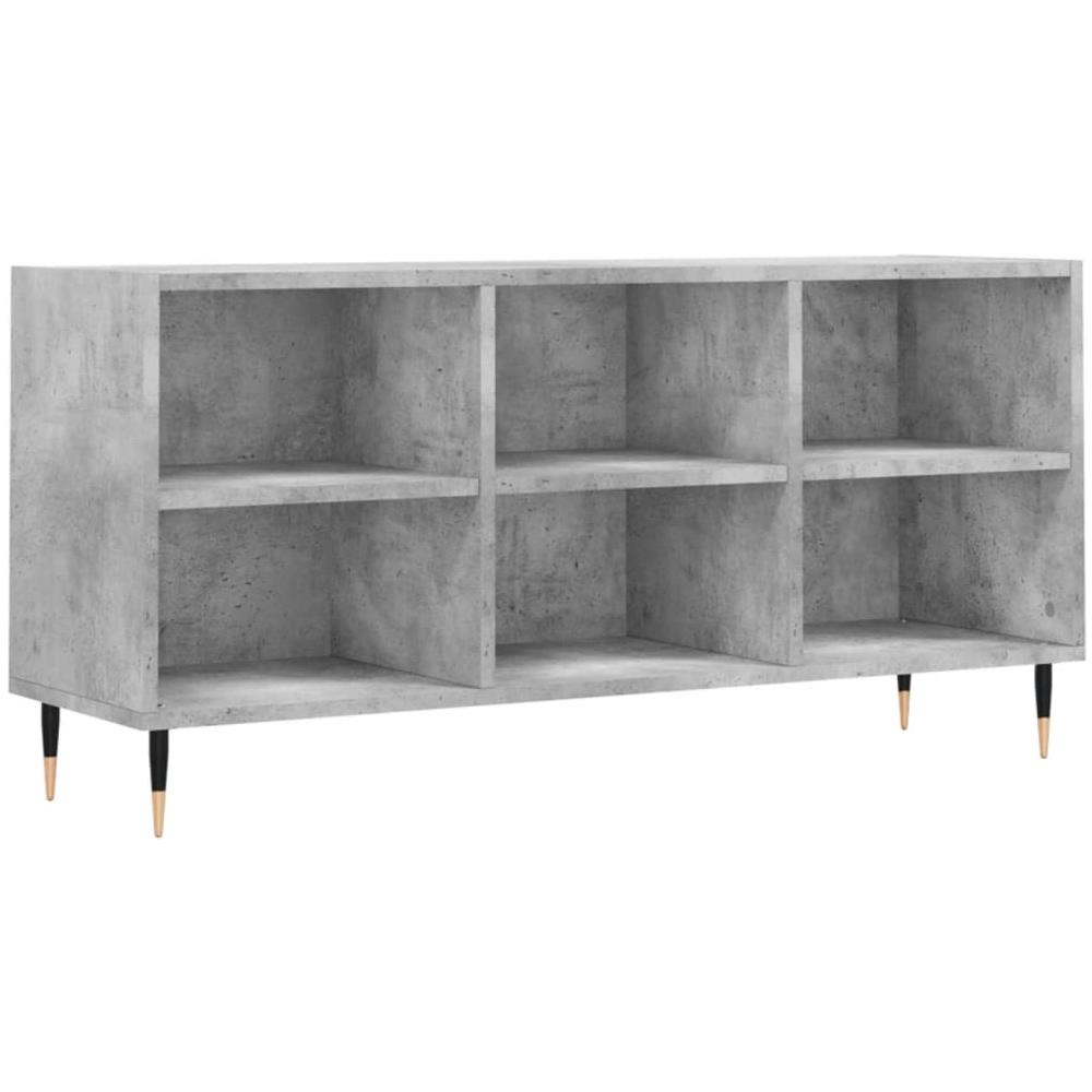 Mobile Per Tv Grigio Cemento 103,5x30x50 Cm Legno Multistrato - Foto 2