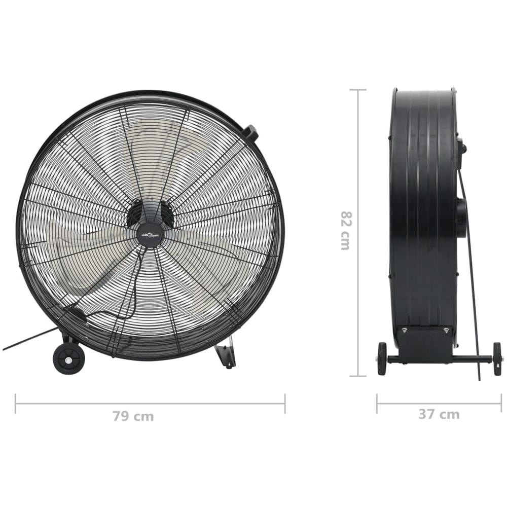 Ventilatore Da Pavimento 77 Cm 180 W Nero - Foto 8