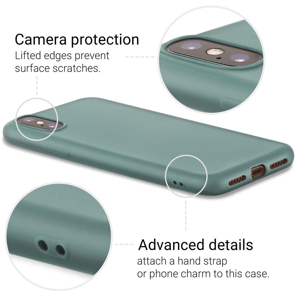 Minimalist Series, Cover In Silicone Per Iphone Xr, Grigio Blu - Finitura Opaca, Custodia Sottile E Morbida In Tpu - Foto 2