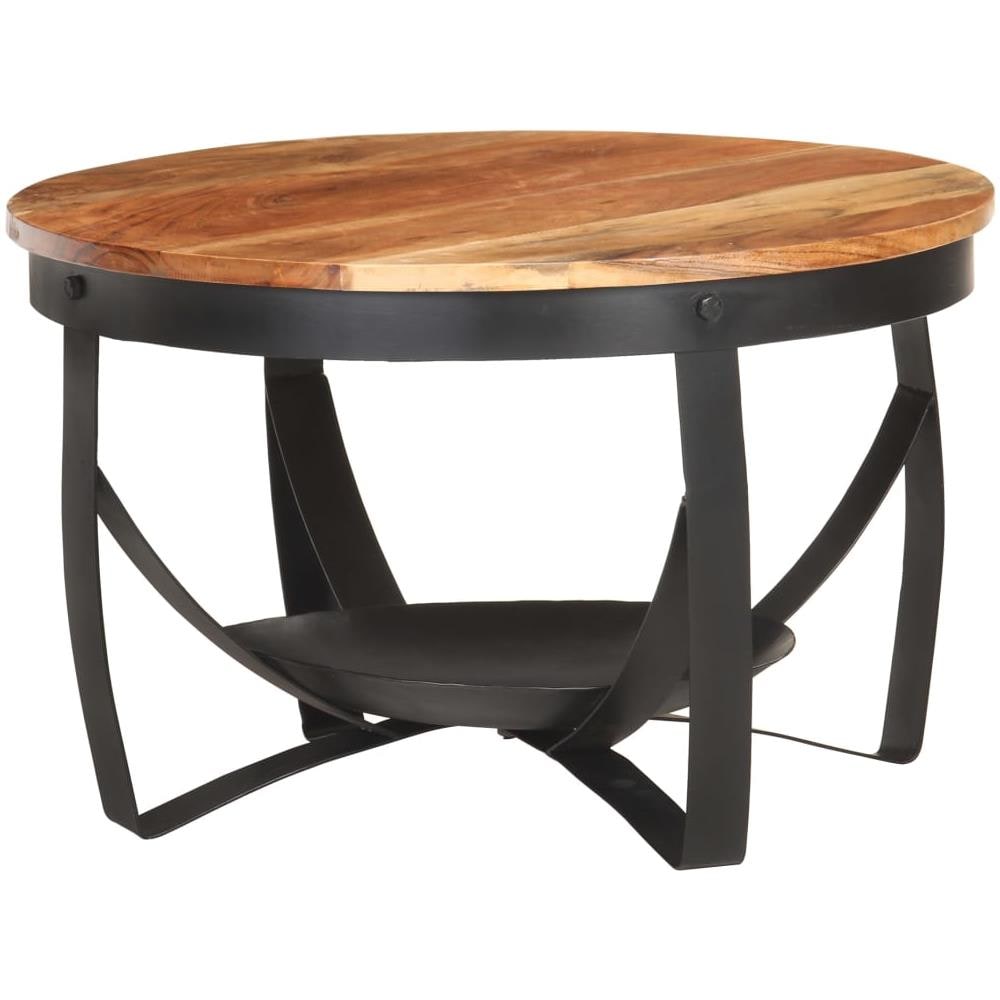 Tavolino Da Caff 68x43 Cm In Massello Di Acacia - Foto 1