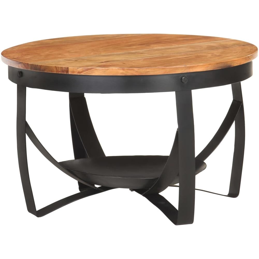 Tavolino Da Caff 68x43 Cm In Massello Di Acacia - Foto 8