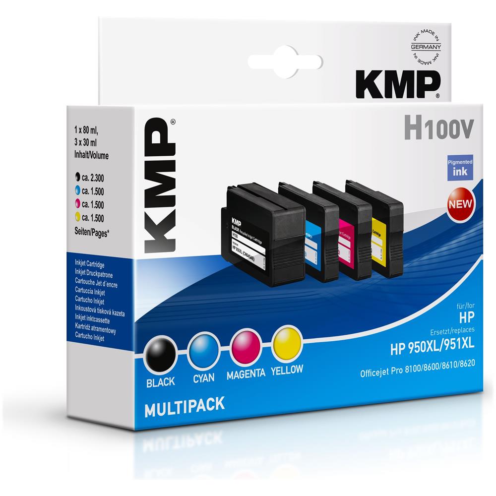 H100V 30ml 80ml 2300pagine 1500pagine Nero, Ciano, Giallo cartuccia d'inchiostro - Foto 1