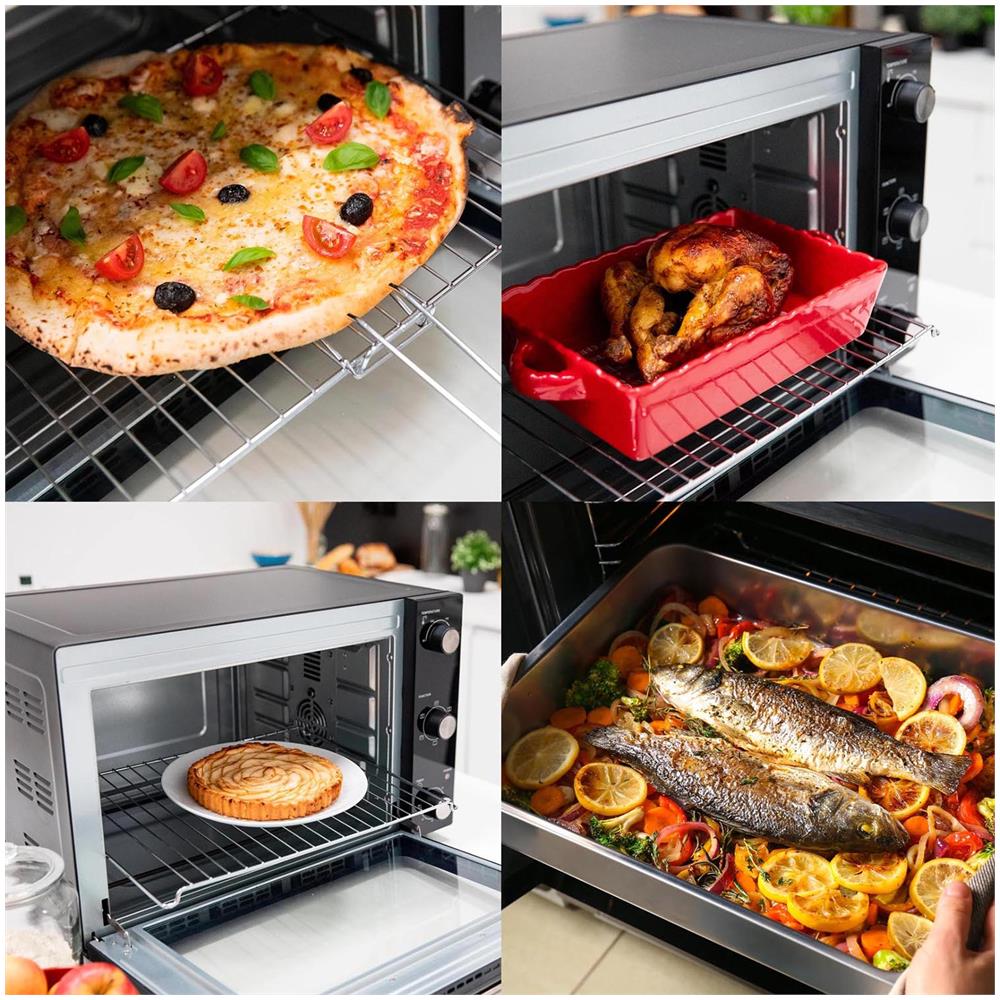 Forno Multifunzione A Convezione 48l 1800w Nero - Bat-48rc - Foto 2