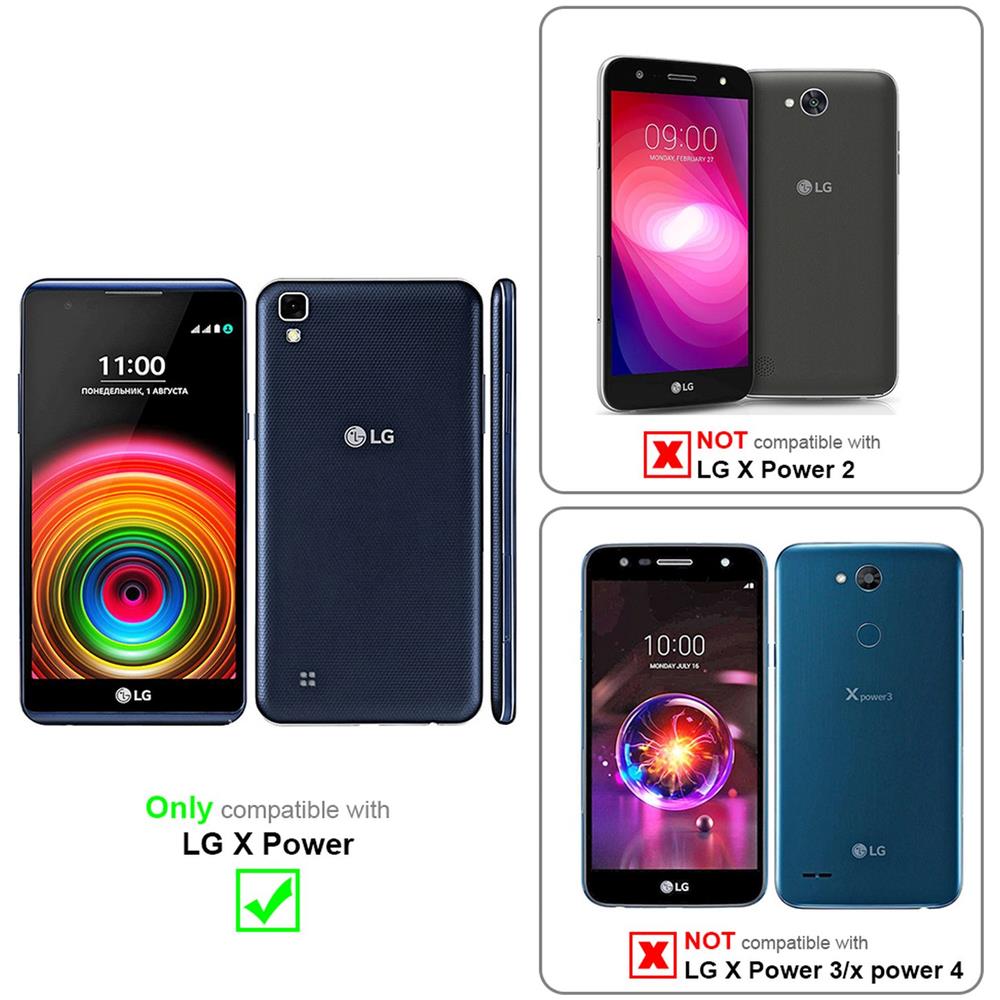 Custodia Compatibile Con Lg Xpower In Rosa Fiore - Coperchio Protettivo In Design Floreale Con Chiusura Magnetica, Funzione Stand E Slot Per Carte - Foto 2