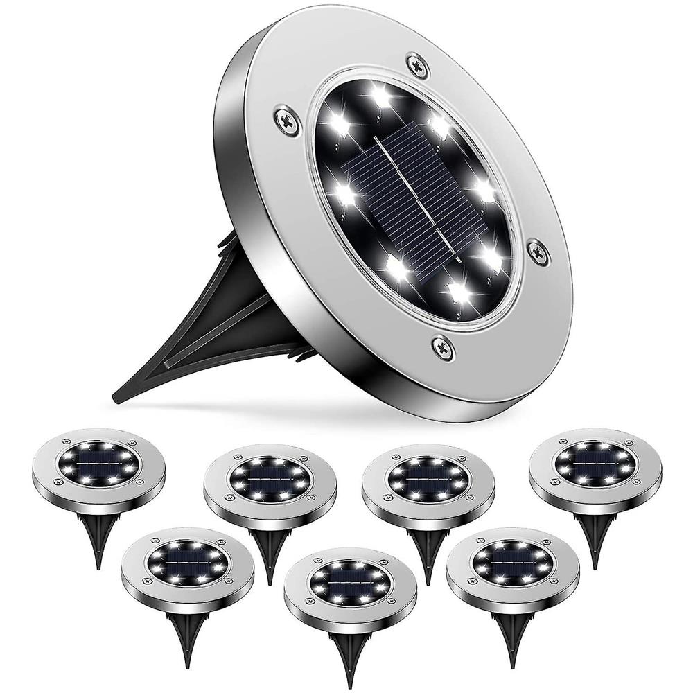 Luci Solari Da Terra Con 12 LED, Luci Solari Da Incasso A Pavimento Impermeabili, Luci Solari Per Cortile, Terrazza, Prato, Luce Bianca, 4 Pezzi | Leroy Merlin - Foto 13
