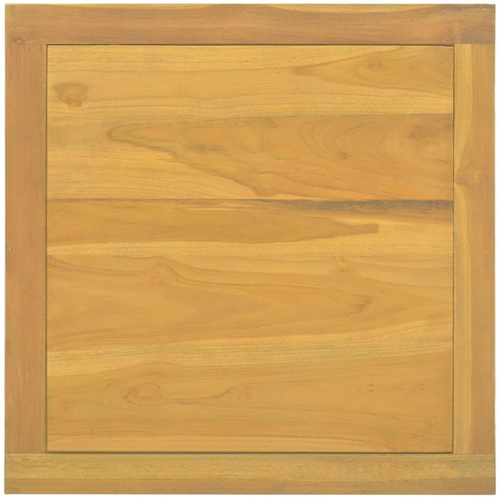 Tavolino Da Salotto 60x60x40 Cm In Legno Massello Di Teak - Foto 3