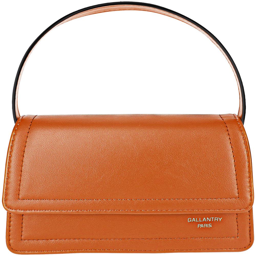 Borsa A Tracolla In Similpelle Liscia, Marrone - Foto 1