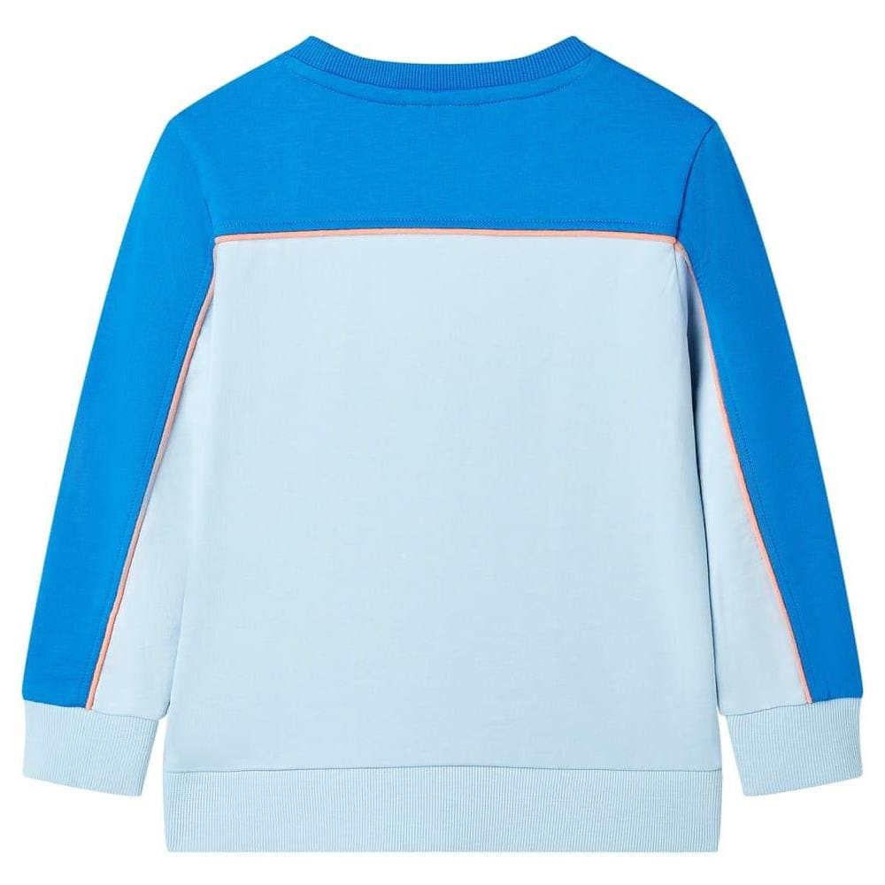 Felpa da Bambino Blu Brillante e Azzurro 140 - Foto 2