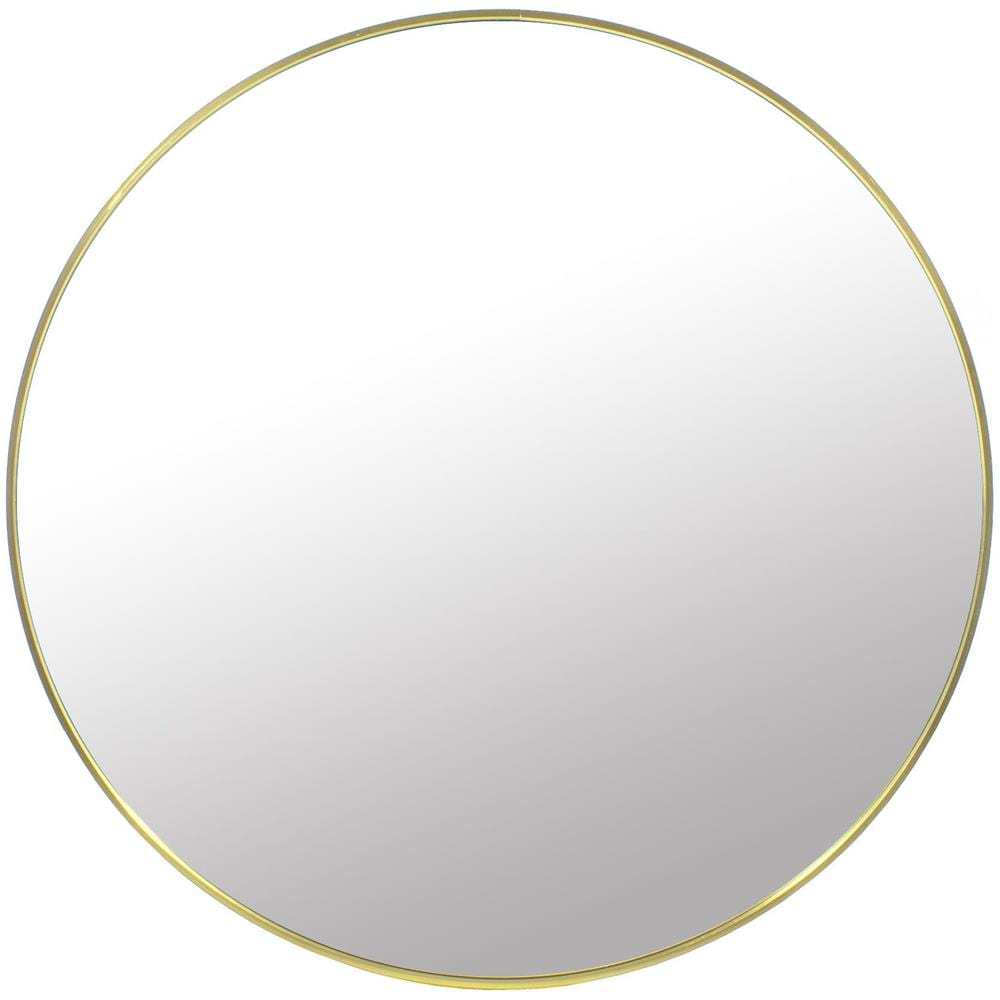 MIRROR 80CM Specchio da parete con cornice dorata per soggiorno - Foto 1