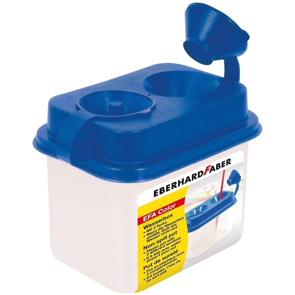 Recipiente per Acquerelli da 2 Parti Colore Blu - Foto 1