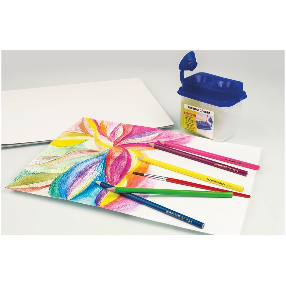 Recipiente per Acquerelli da 2 Parti Colore Blu - Foto 3