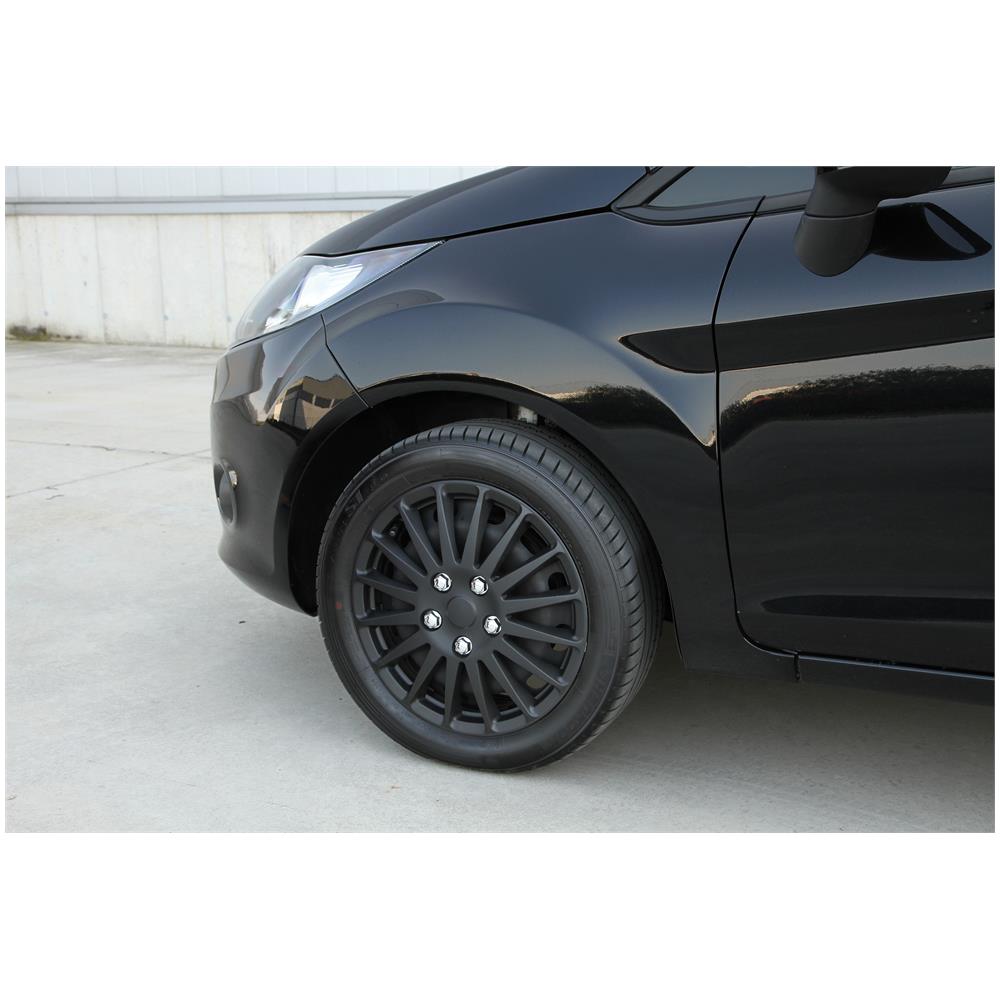 Copricerchi Auto Universali 13 Pollici C-071 Black 31188 - Foto 6