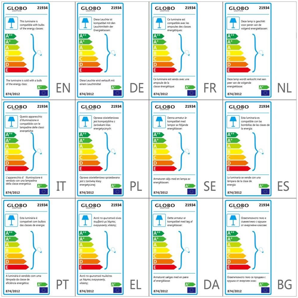 Lampada Da Scrivania A Led Otti In Vetro Cromato 21934 - Foto 2