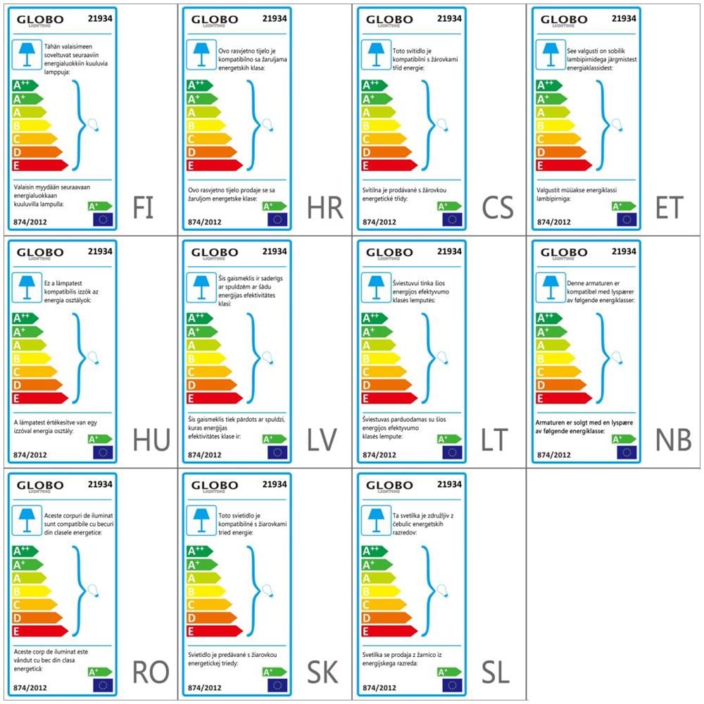 Lampada Da Scrivania A Led Otti In Vetro Cromato 21934 - Foto 3