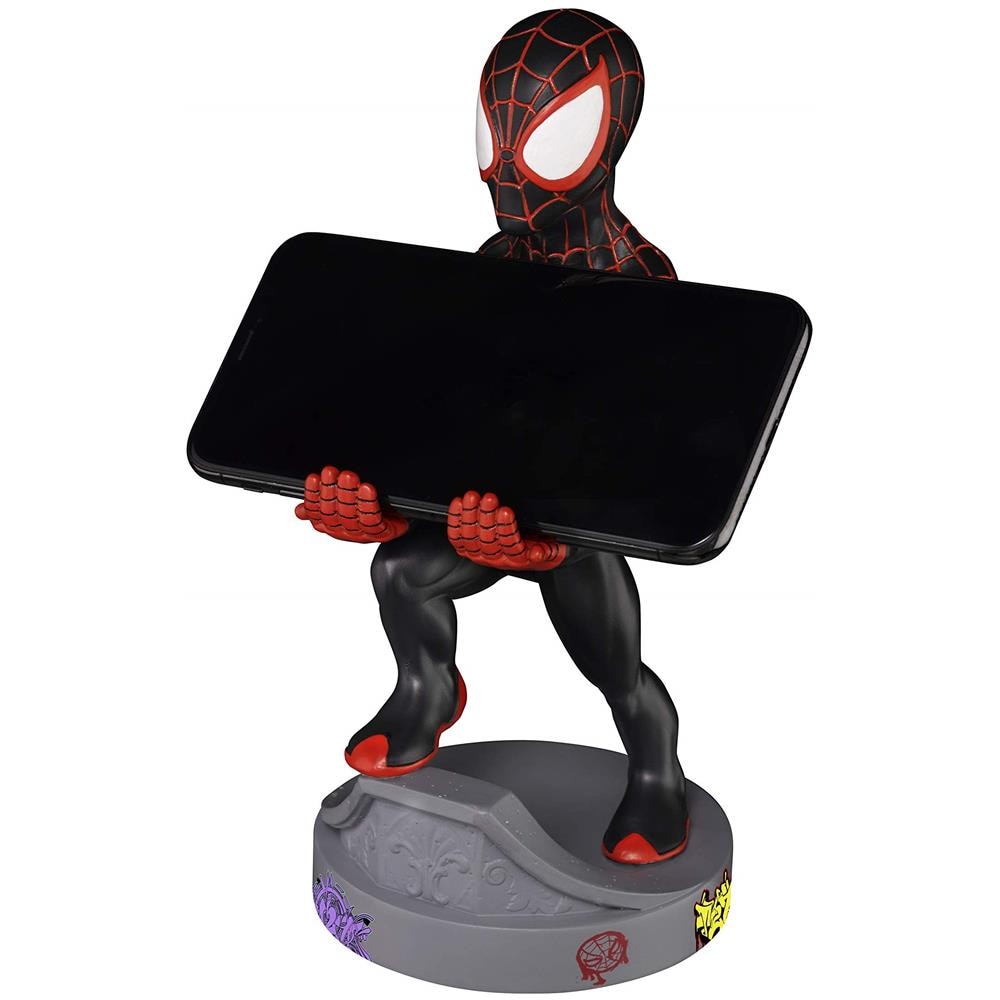 Supporto per Smartphone o Joystick Cable Guy Spider-Man Miles Morales CGCRMR300132 con Cavo 2in1 USB - Micro USB e Type-C di 2 mt - Foto 2