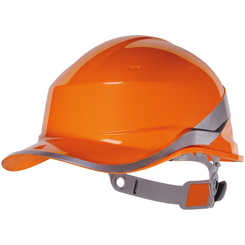 Diamond V Arancio, Casco Antinfortunistico Formato: Elmetto Baseball - Foto 1