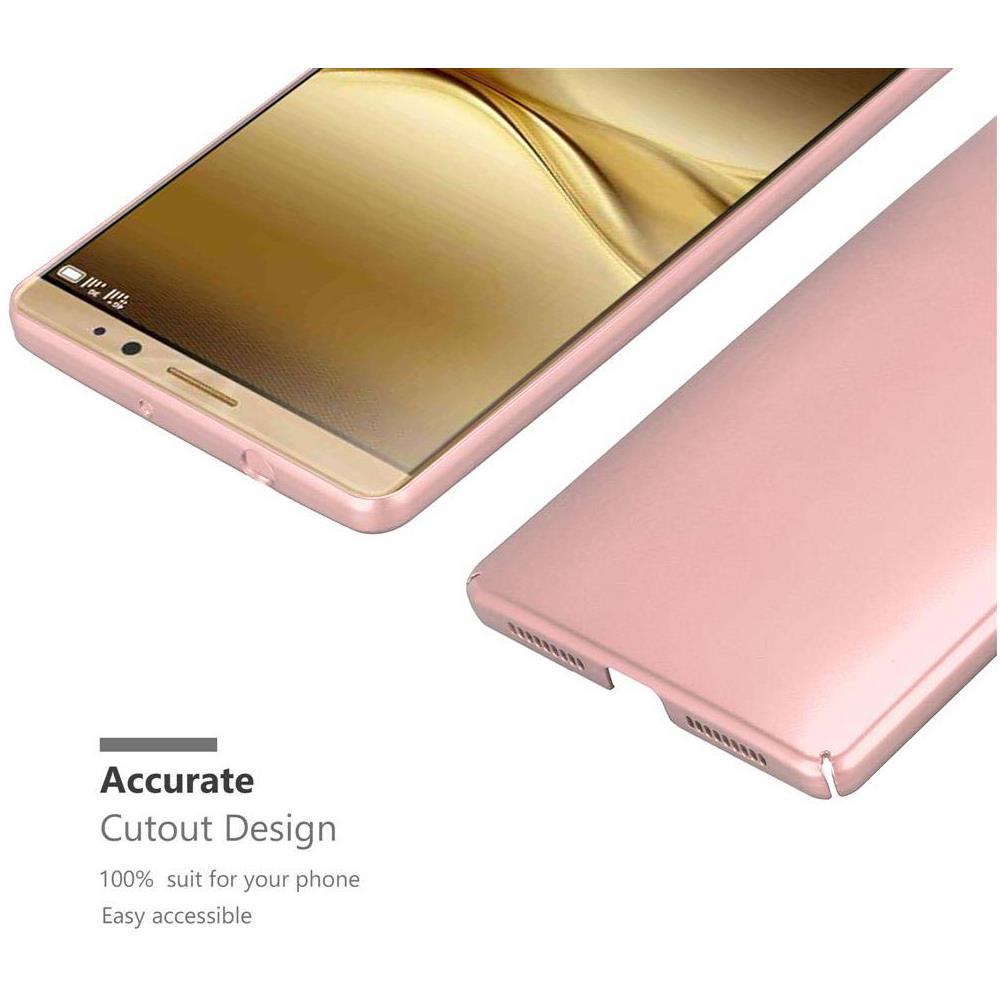 Custodia Compatibile Con Huawei Mate 8 In Oro Rosa Metallo - Hard Case Coperchio Protettivo In Look Metallico Contro I Graffi E Gli Urti - Foto 5