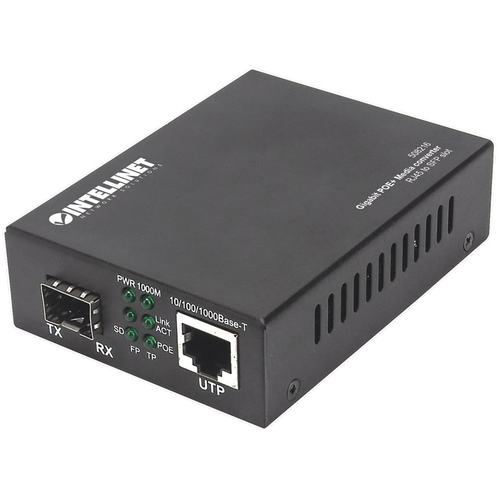 I-ET SX-MGBICP - Media Converter SFP Gigabit PoE+ - Foto 1