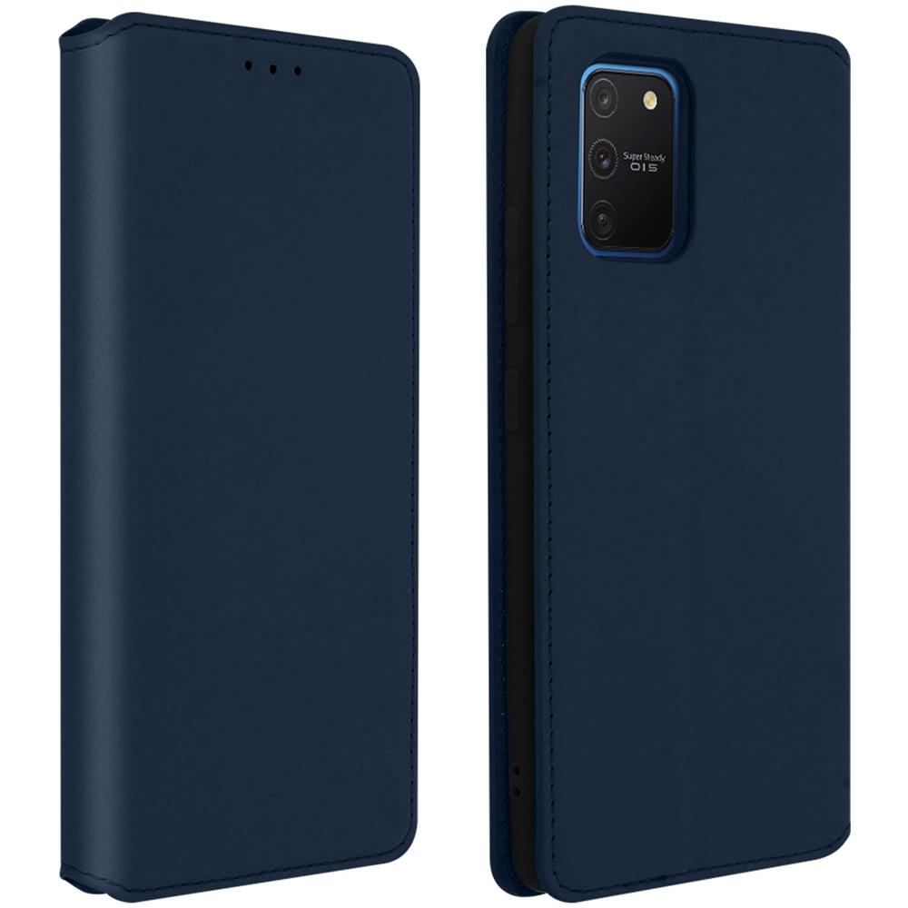 Custodia Samsung Galaxy S10 Lite Portacarte Funzione Supporto Similpelle Blu - Foto 1